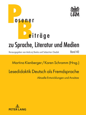 cover image of Lesedidaktik Deutsch als Fremdsprache